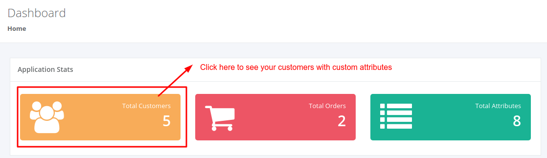 View & export customer info in Customer attribute