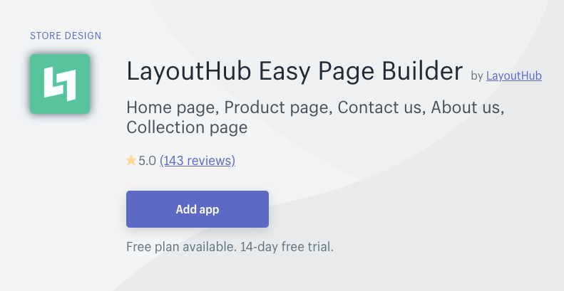 layouthub shopify app