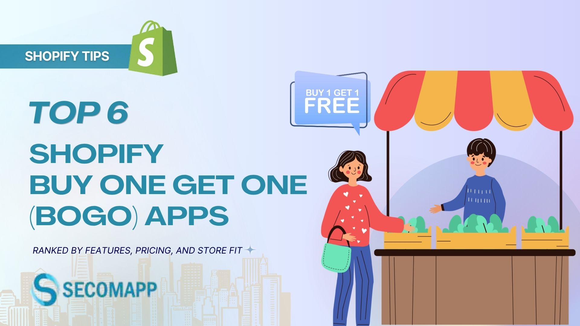 top 6 shopify buy one get one apps