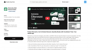 Discounty: Bulk Discount Sales