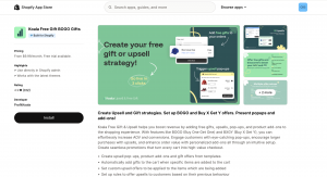 Koala Free Gift BOGO Upsell