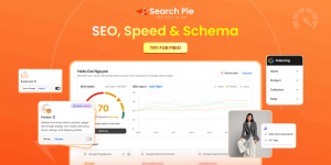 SearchPie dashboard showing collection SEO checks and indexing status for a Shopify Black Friday collection